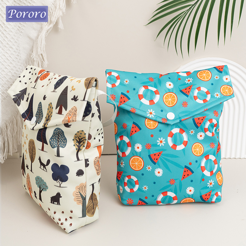 Travel Accessories For Baby - Pororo Baby Diaper Bag Waterproof Wet