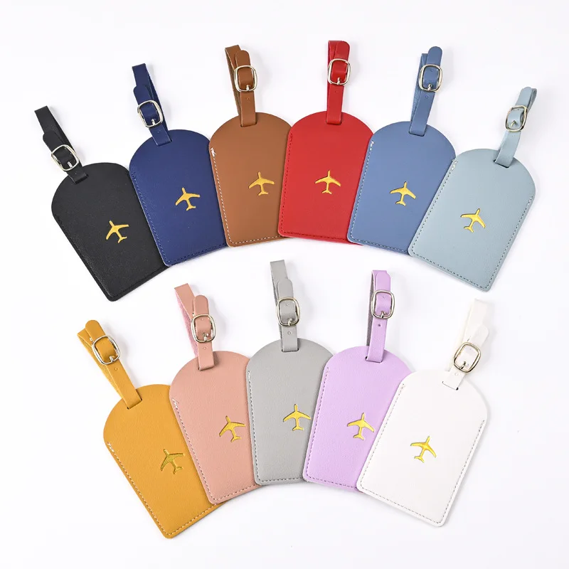 Travel Accessories On Plane - 1pc Thicken PU Hot Stamping Aircraft