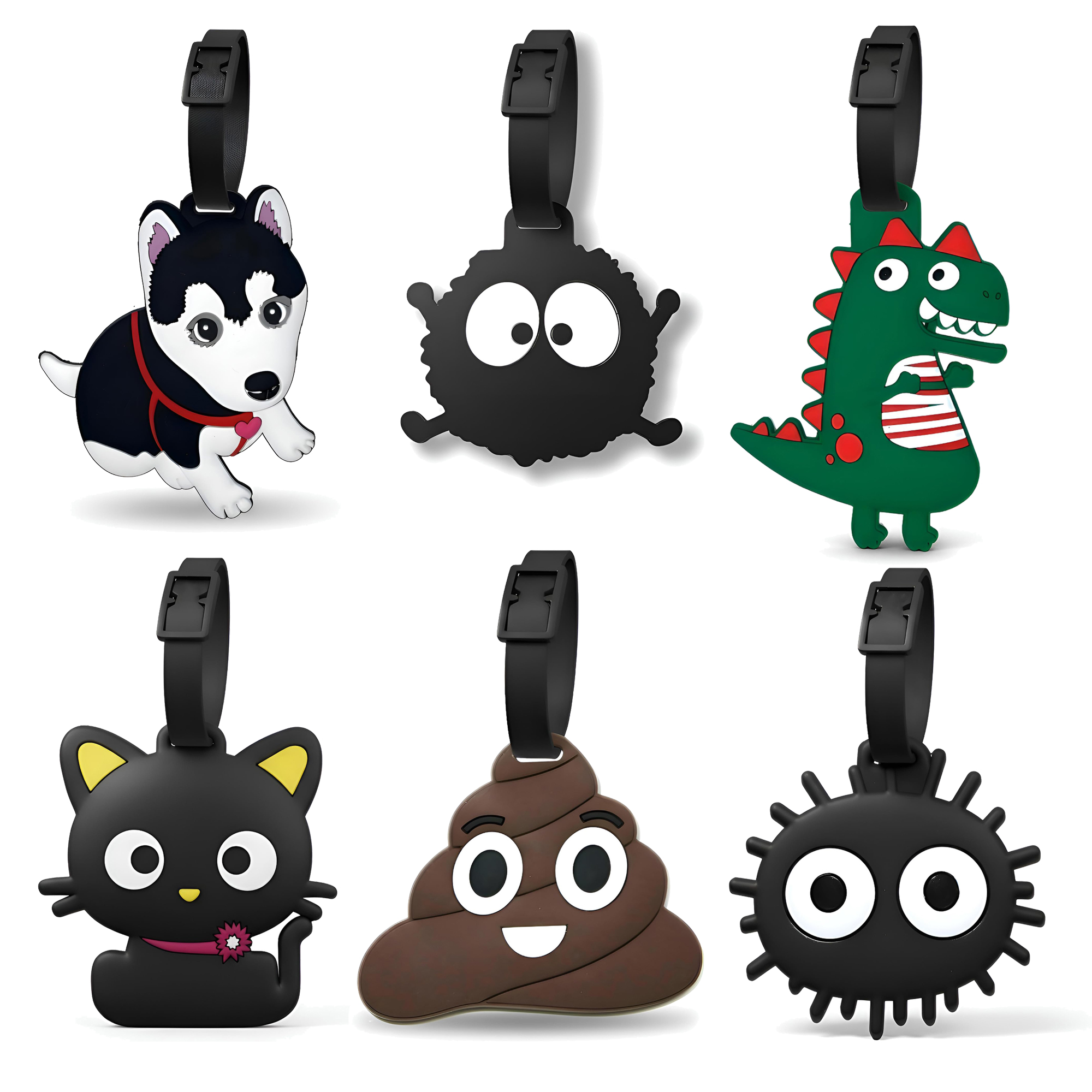 Travel Accessories On Plane - Cute Animal Luggage Tag Travel Cat