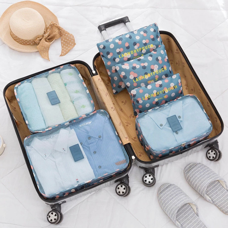 Travel Accessories In Bulk - 6pcs Travel Organizer Storage Bags Portable