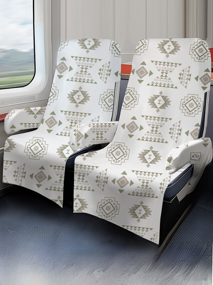 Travel Accessories For Train - Disposable Thickened Printed Cover Airport Bus