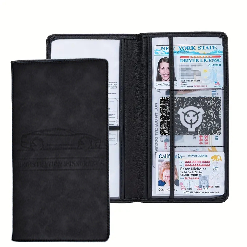 Passport Holder Rfid - Car Registration & Insurance Card Holder