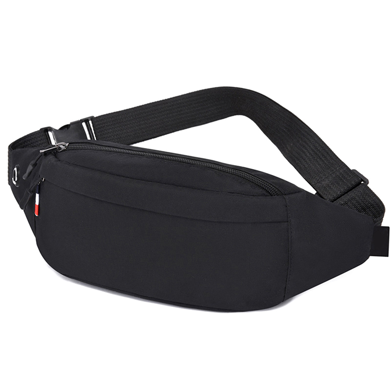 Money Belt Hidden - Men Male Waist Bag Pack Grey