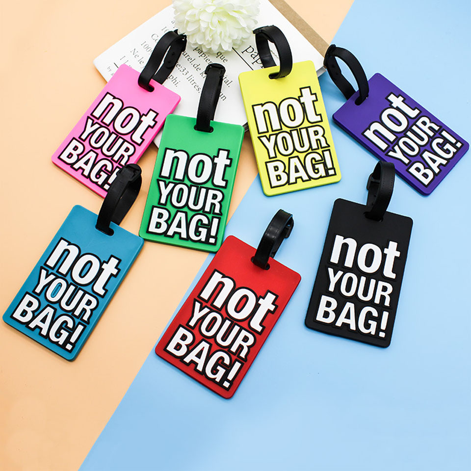 Travel Accessories On Plane - Creative Letter Not Your Bag Travel