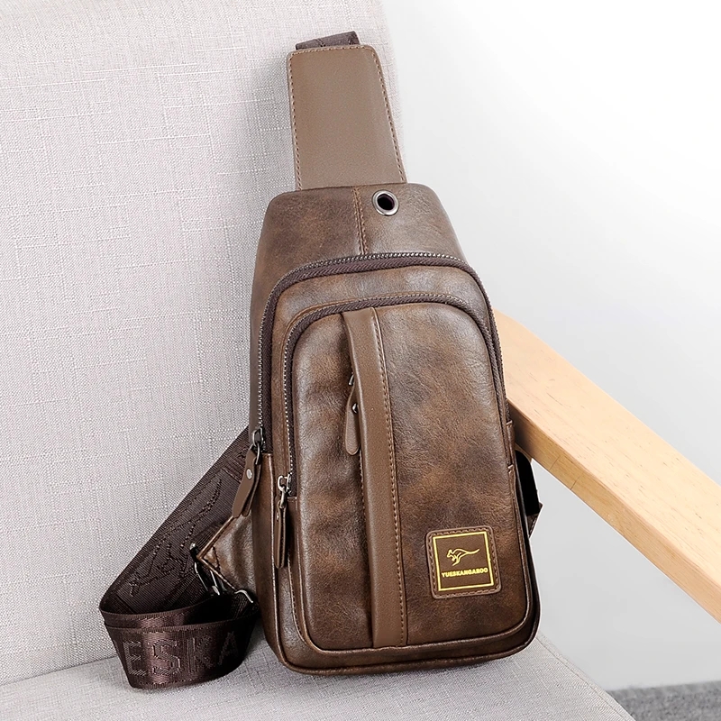 Travel Accessories Luxury - Kangaroo Luxury Brand Chest Bag Men