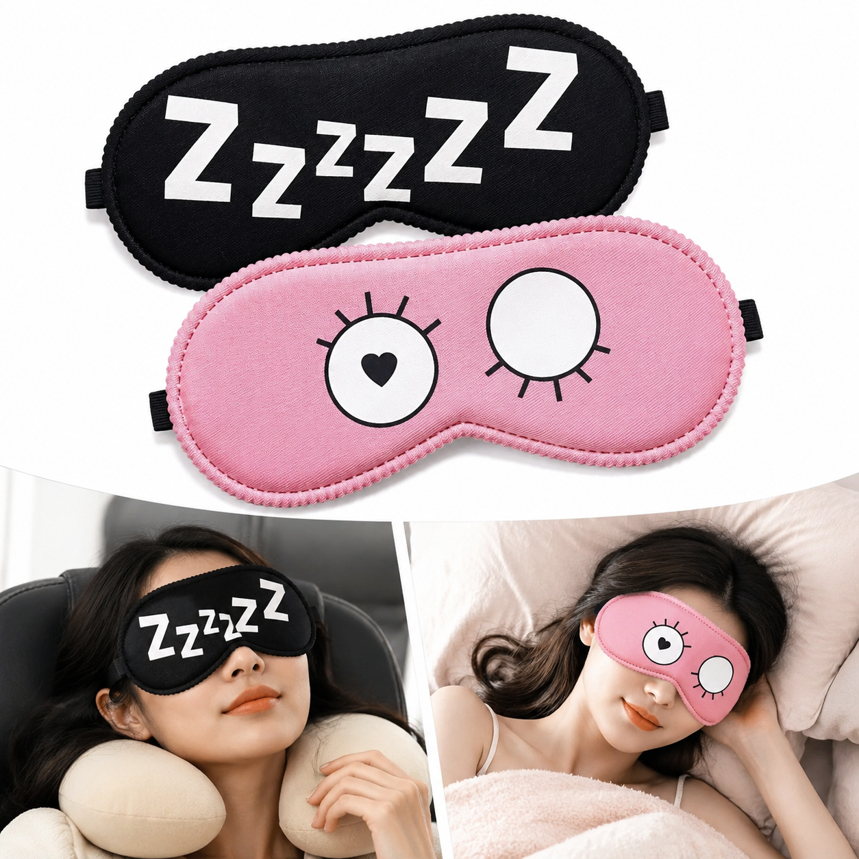 Travel Accessories Gifts - Cartoon Eye Mask. Students Wear and