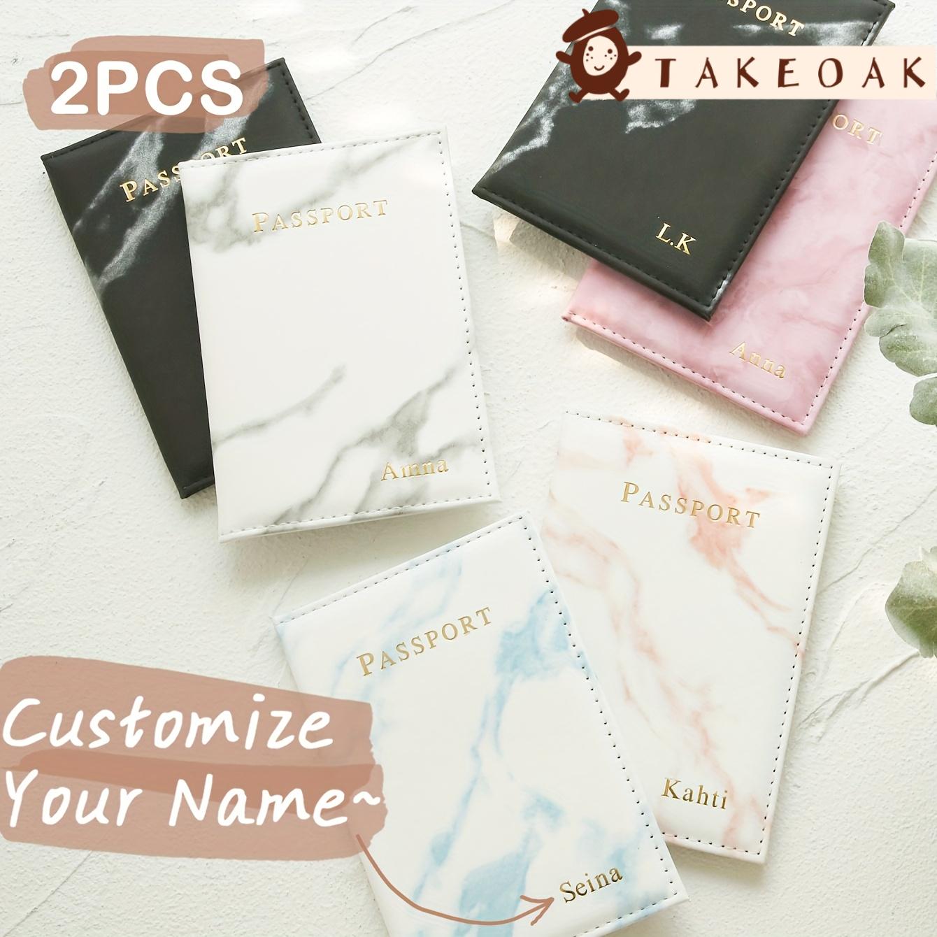 Travel Accessories Luxury - 2PCS Custom Couple Passport Holder Set