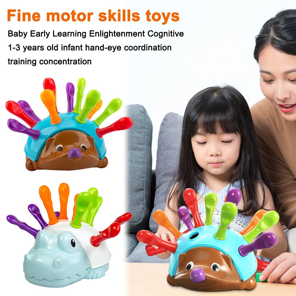 Travel Accessories For Baby - Children's Educational Puzzle Toy Sensory Hedgehog