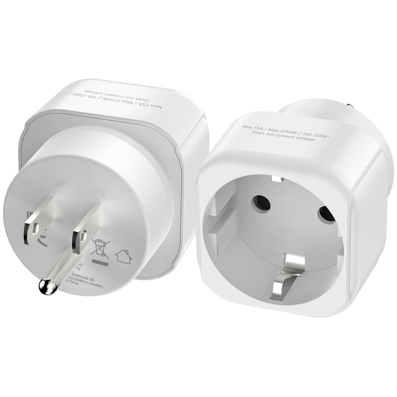 USA Travel Adapter, EU to US T - Travel Accessories Canada ulasan dan harga