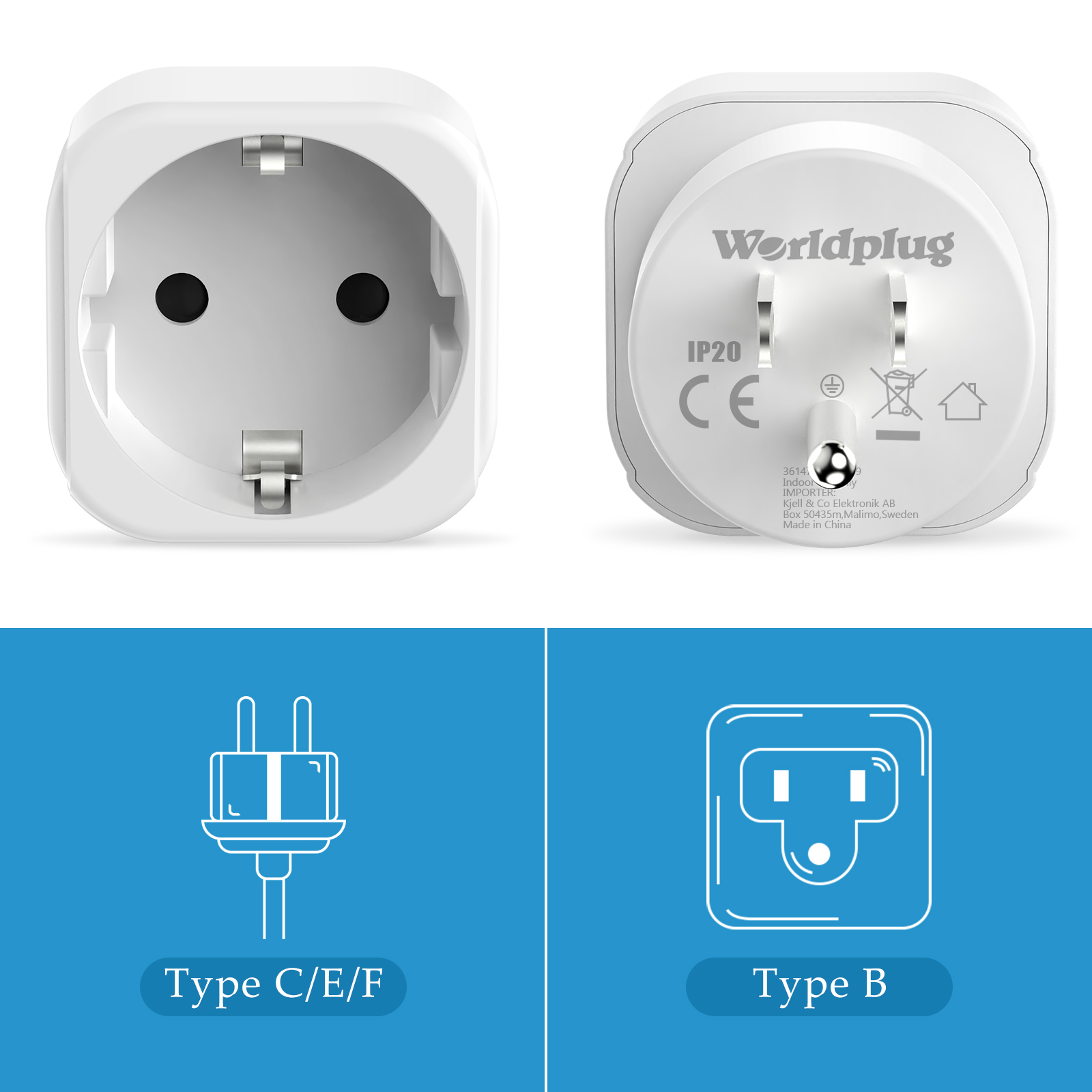 USA Travel Adapter, EU to US T - Travel Accessories Canada ulasan dan harga
