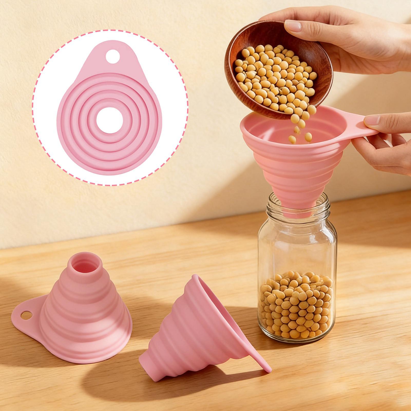 Kitchen Gadget Funnel Filling  - Water Bottle Collapsible ulasan dan harga