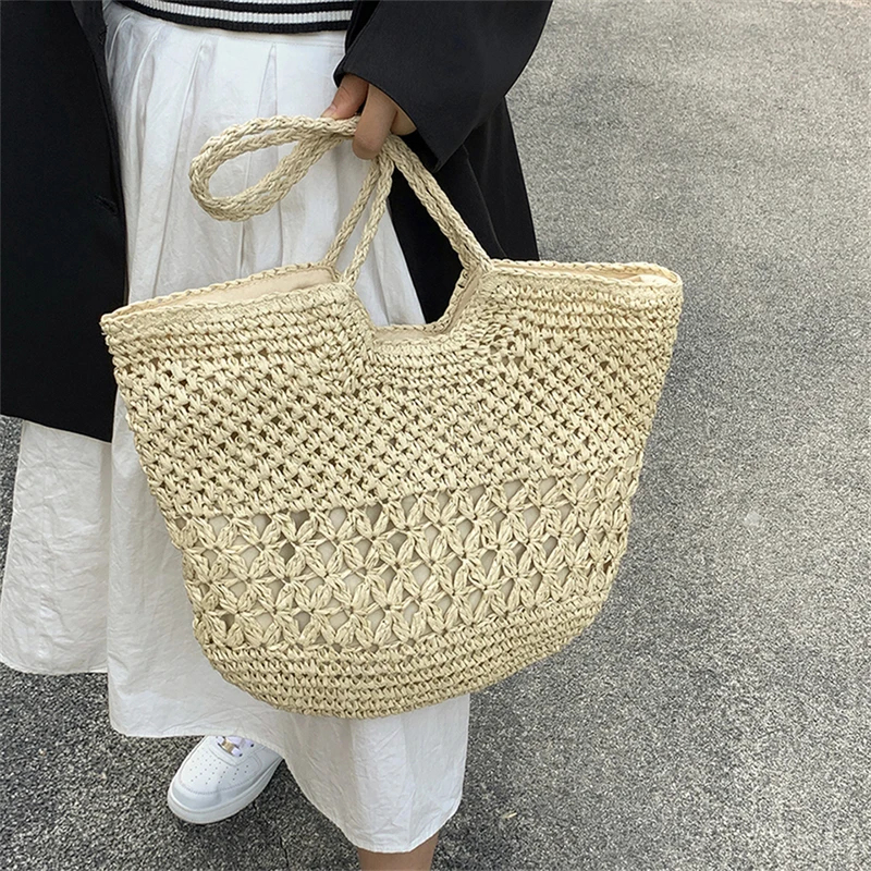 Casual Design Straw Weave Bags - Travel Accessories Luxury ulasan dan harga
