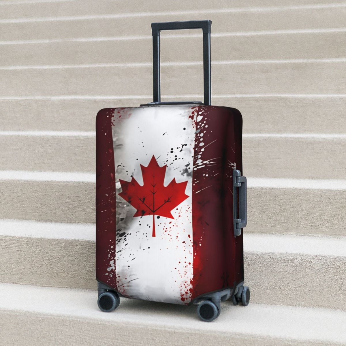 Vintage Canada Flag With Maple - Travel Accessories Canada ulasan dan harga