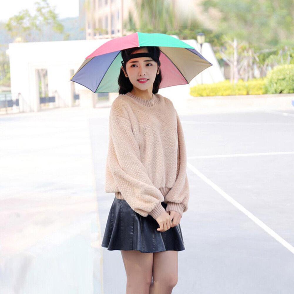 Sunscreen hat, umbrella, large - Travel Umbrella Compact ulasan dan harga