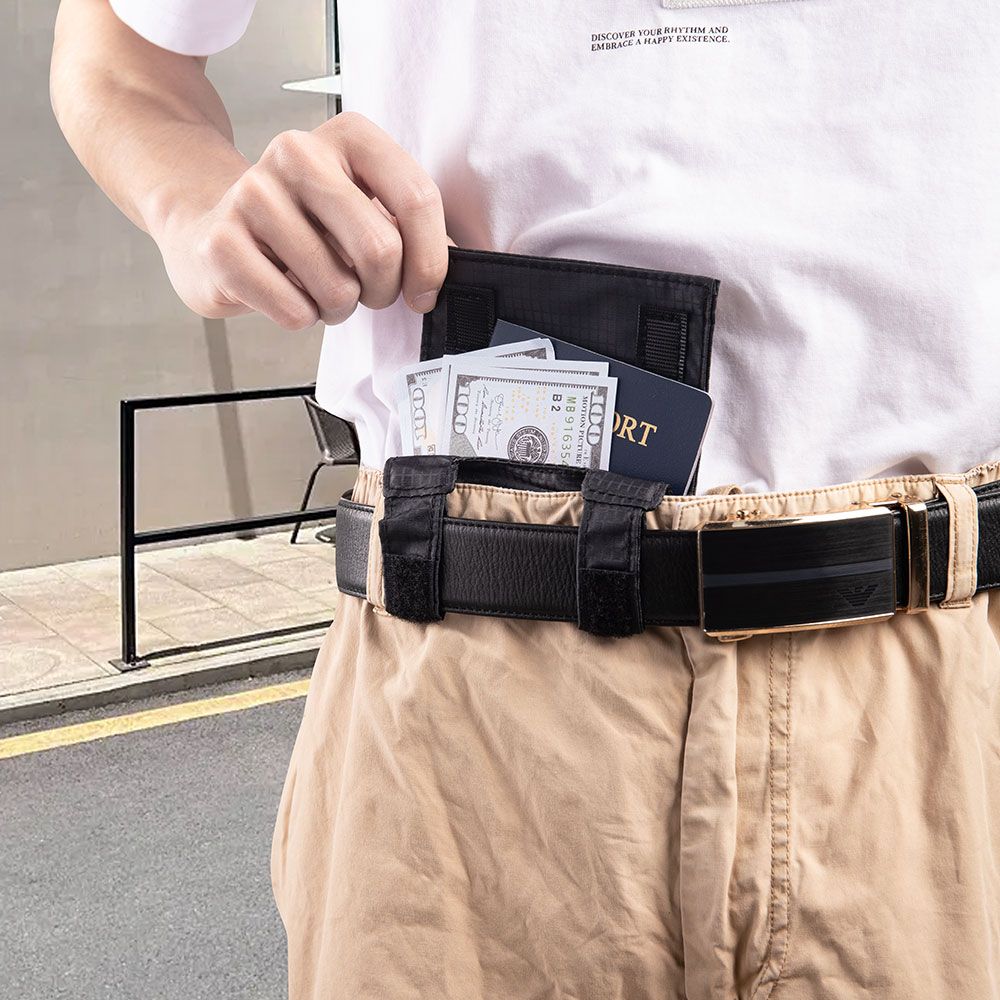 RFID Blocking Money Belt Anti  - Money Belt Hidden ulasan dan harga