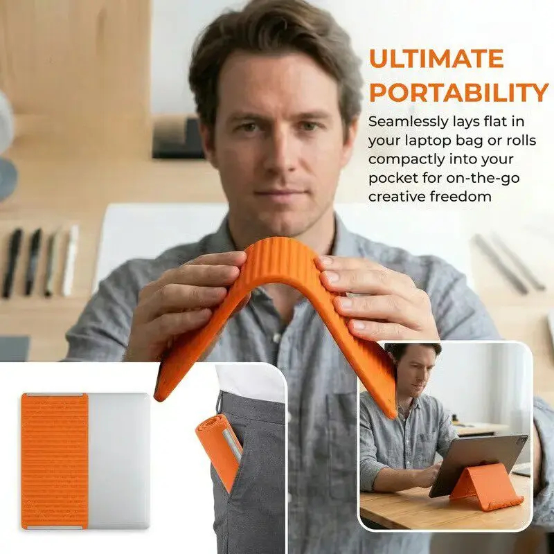 Silicone Foldable Phone Stand  - Travel Accessories Gifts ulasan dan harga
