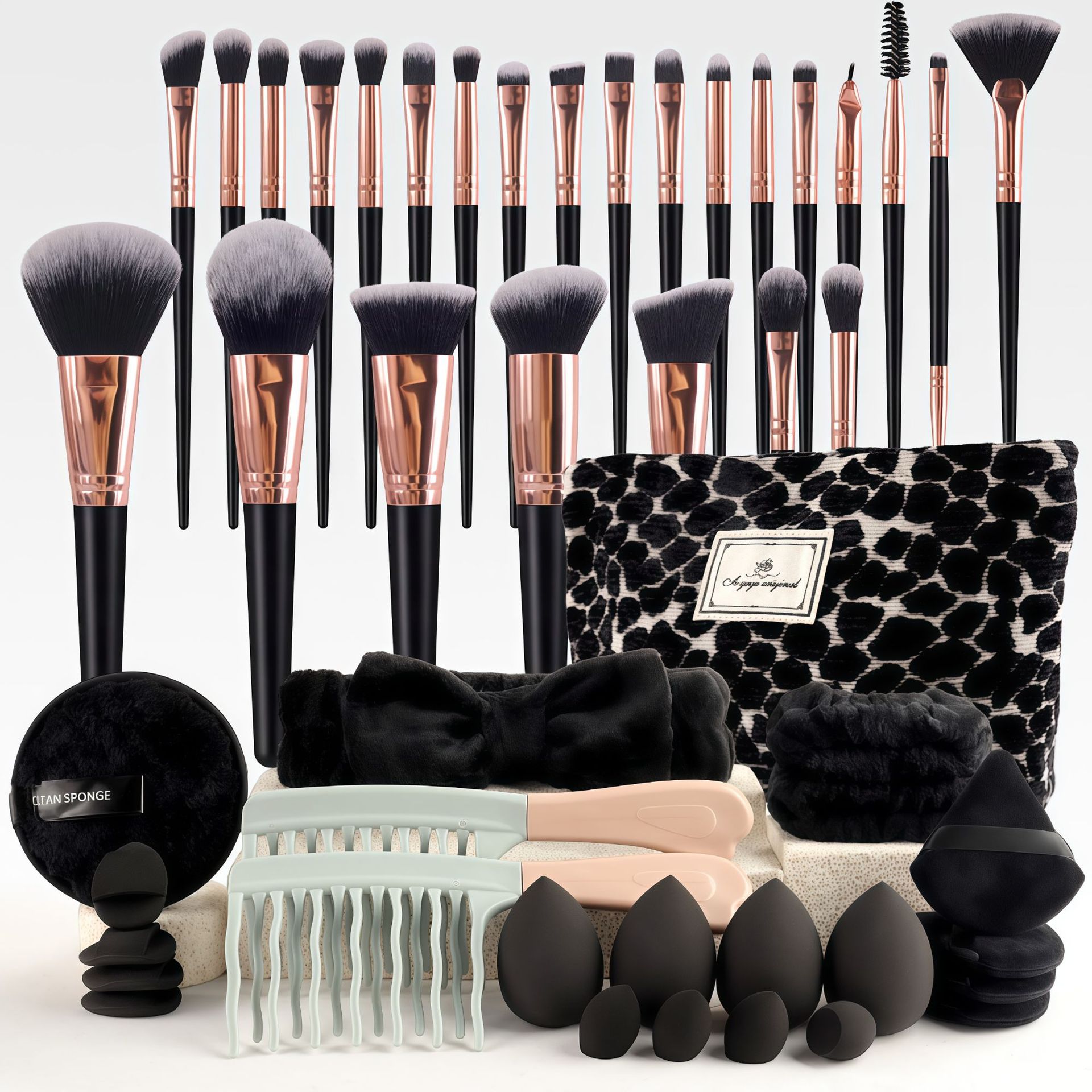 Makeup Brush Set Chic Fragranc - Travel Accessories Bag ulasan dan harga