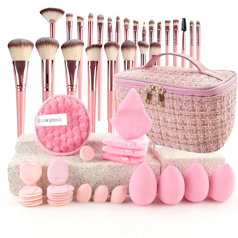 Makeup Brush Set Chic Fragranc - Travel Accessories Bag ulasan dan harga