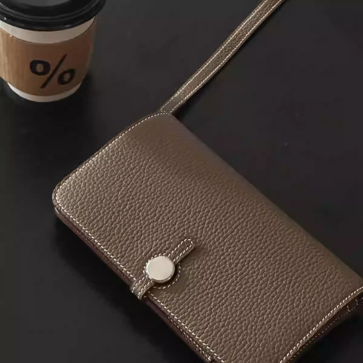 New PU Crossbody Mobile Phone  - Passport Holder Rfid ulasan dan harga