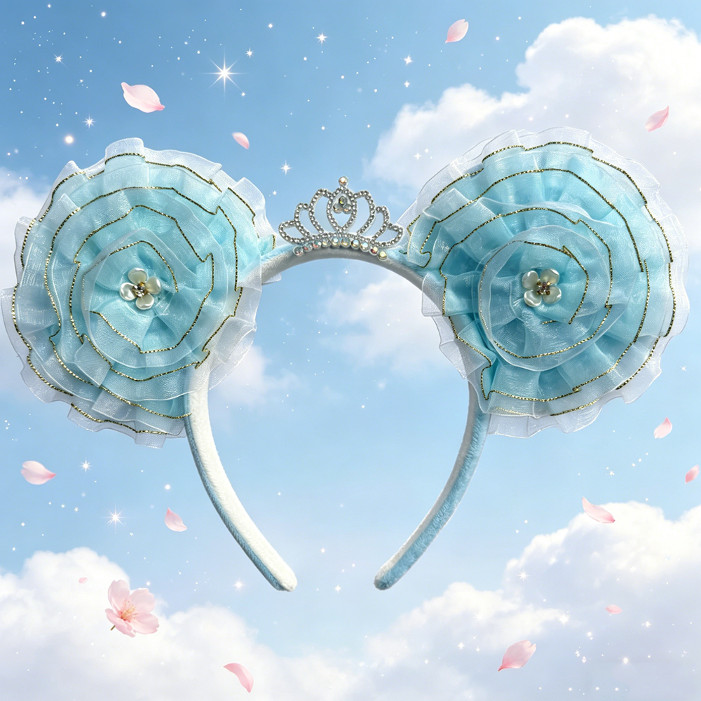 Cute Minnie Hairband with Lace - Travel Accessories For Elderly ulasan dan harga