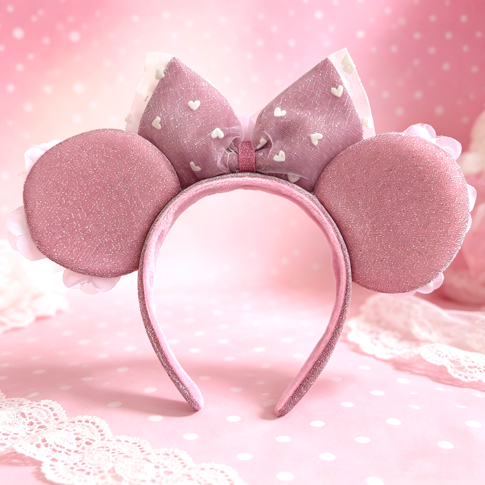 Cute Minnie Hairband with Lace - Travel Accessories For Elderly ulasan dan harga