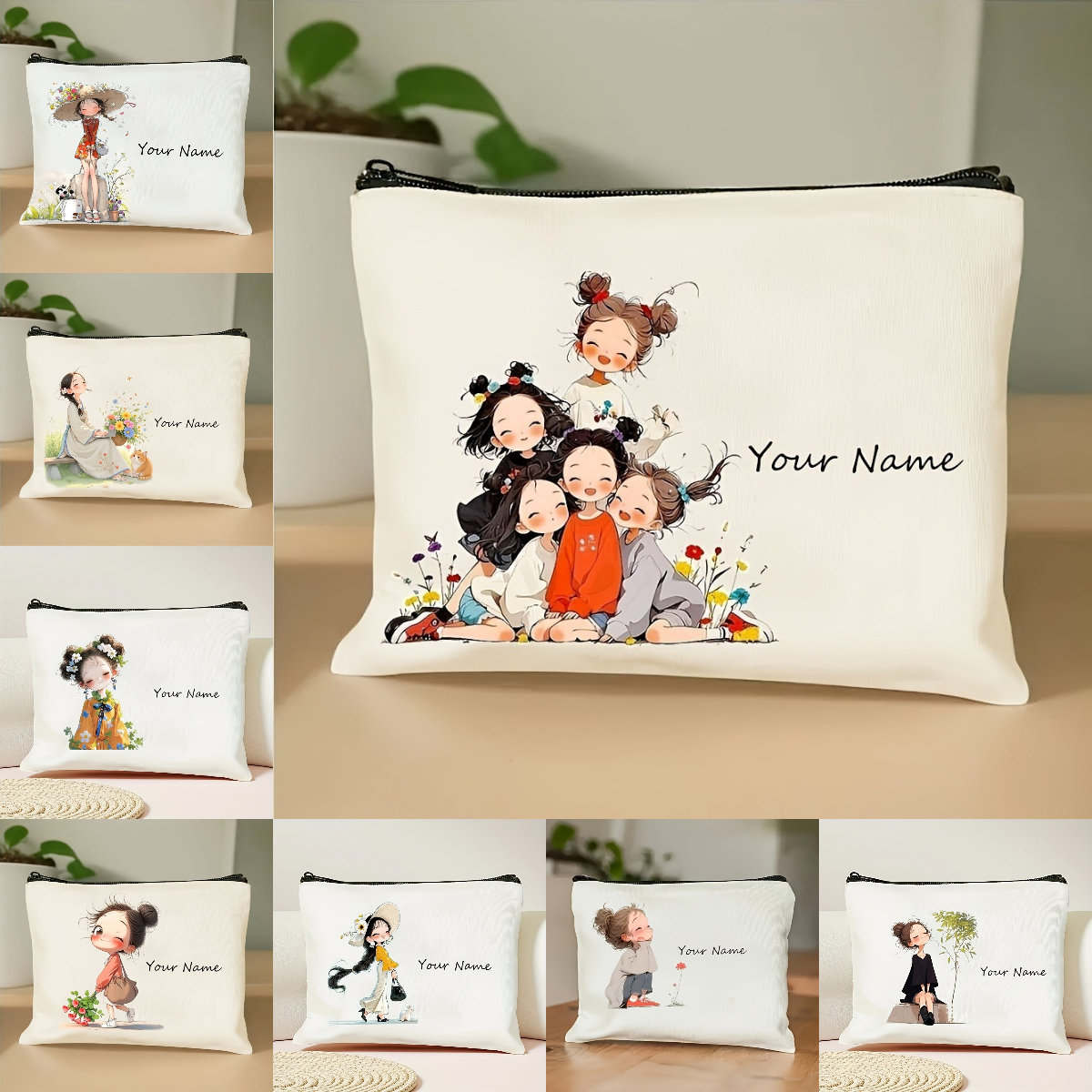 Korean-Style Anime Girl Makeup - Travel Accessories Gifts ulasan dan harga