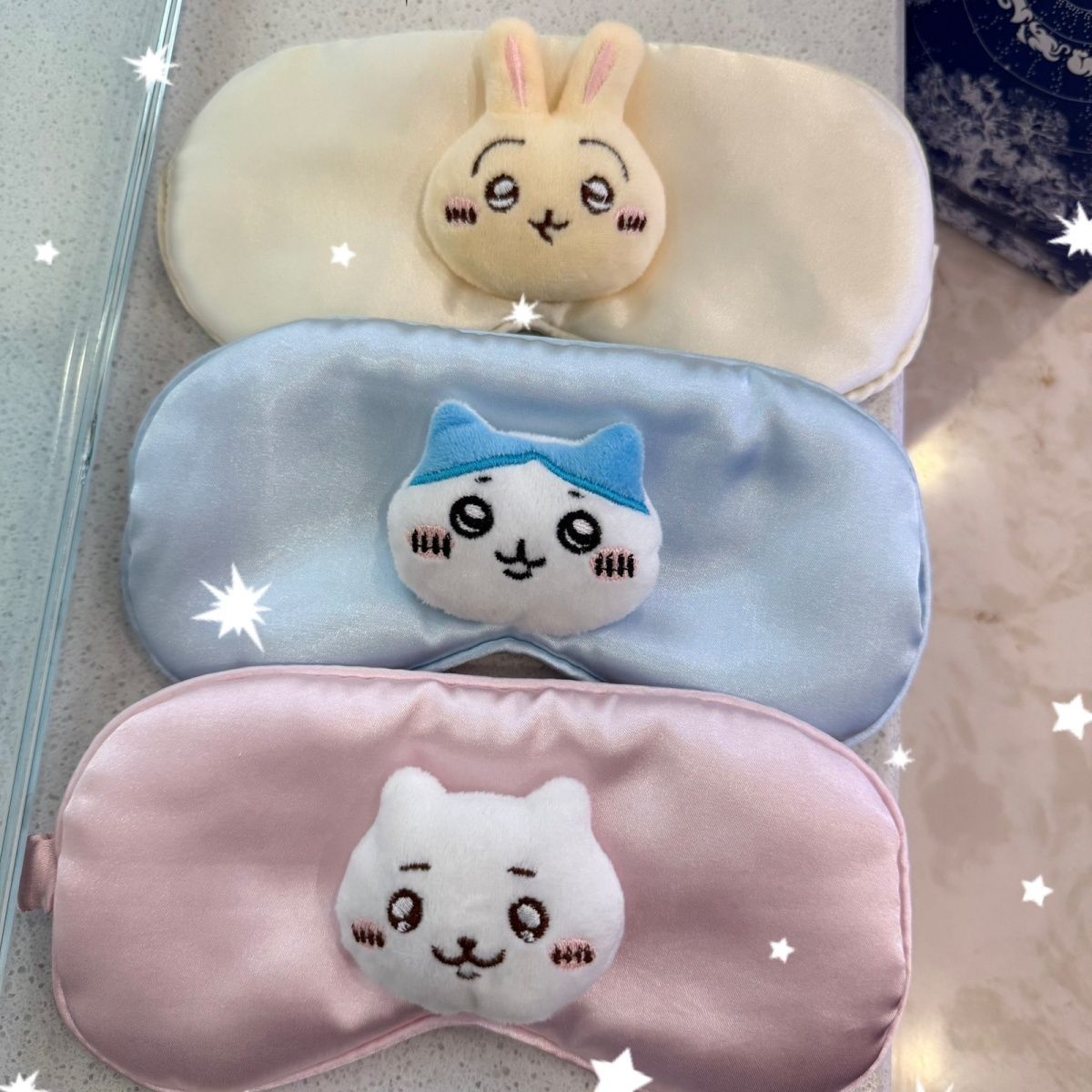 Kawaii Ckw Sleep Mask Soft Sat - Travel Accessories Cute ulasan dan harga