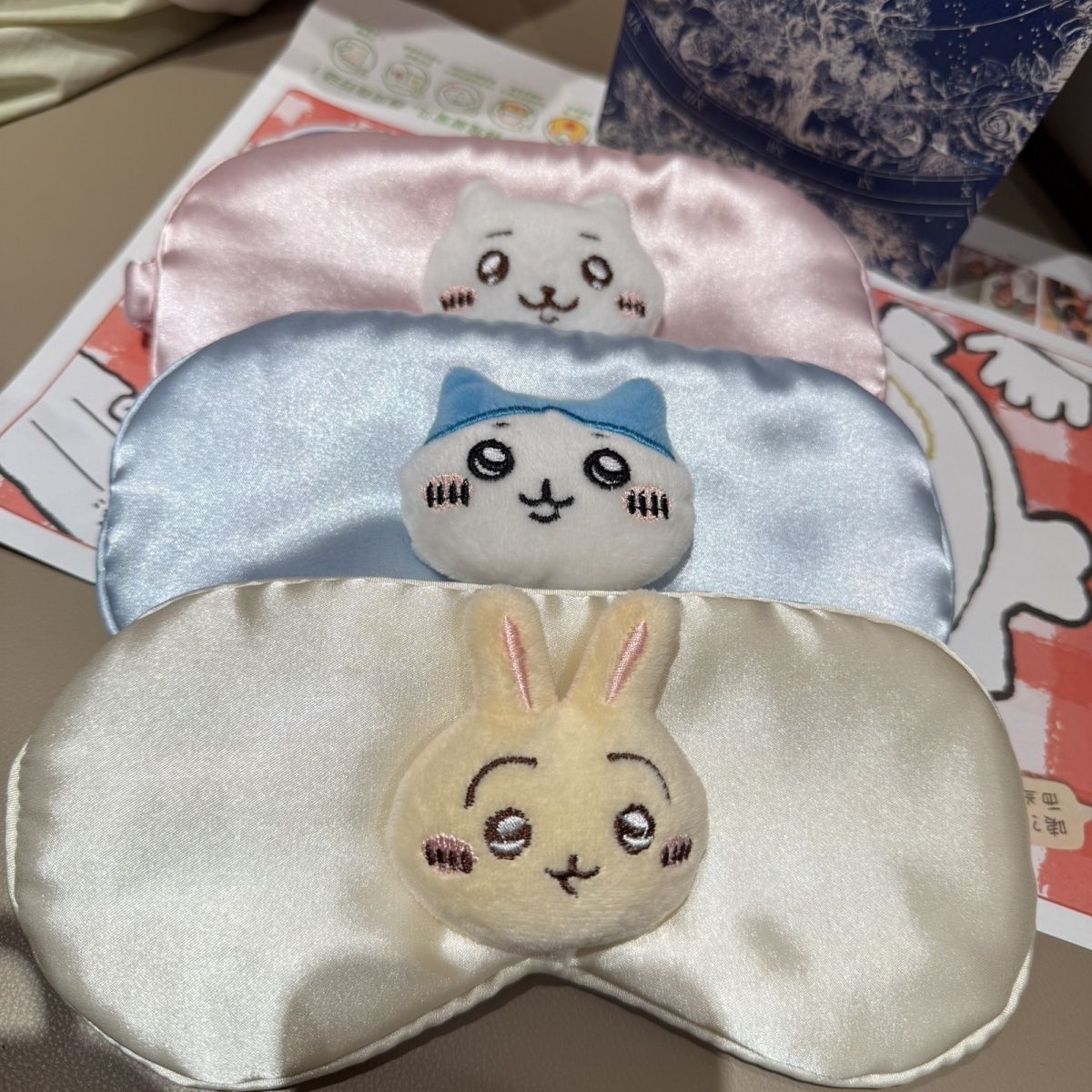 Kawaii Ckw Sleep Mask Soft Sat - Travel Accessories Cute ulasan dan harga