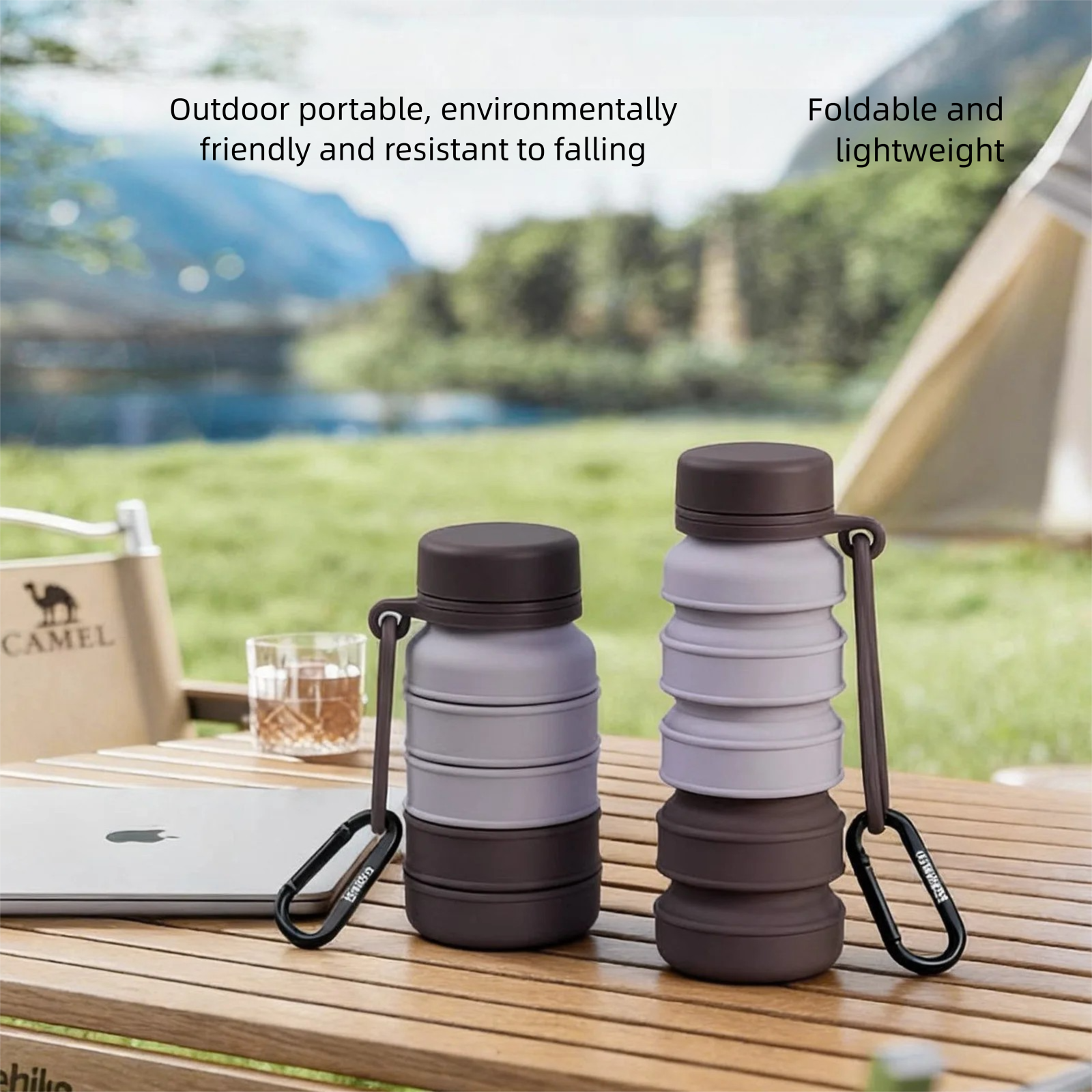 Shatterproof Collapsible Cup H - Water Bottle Collapsible ulasan dan harga