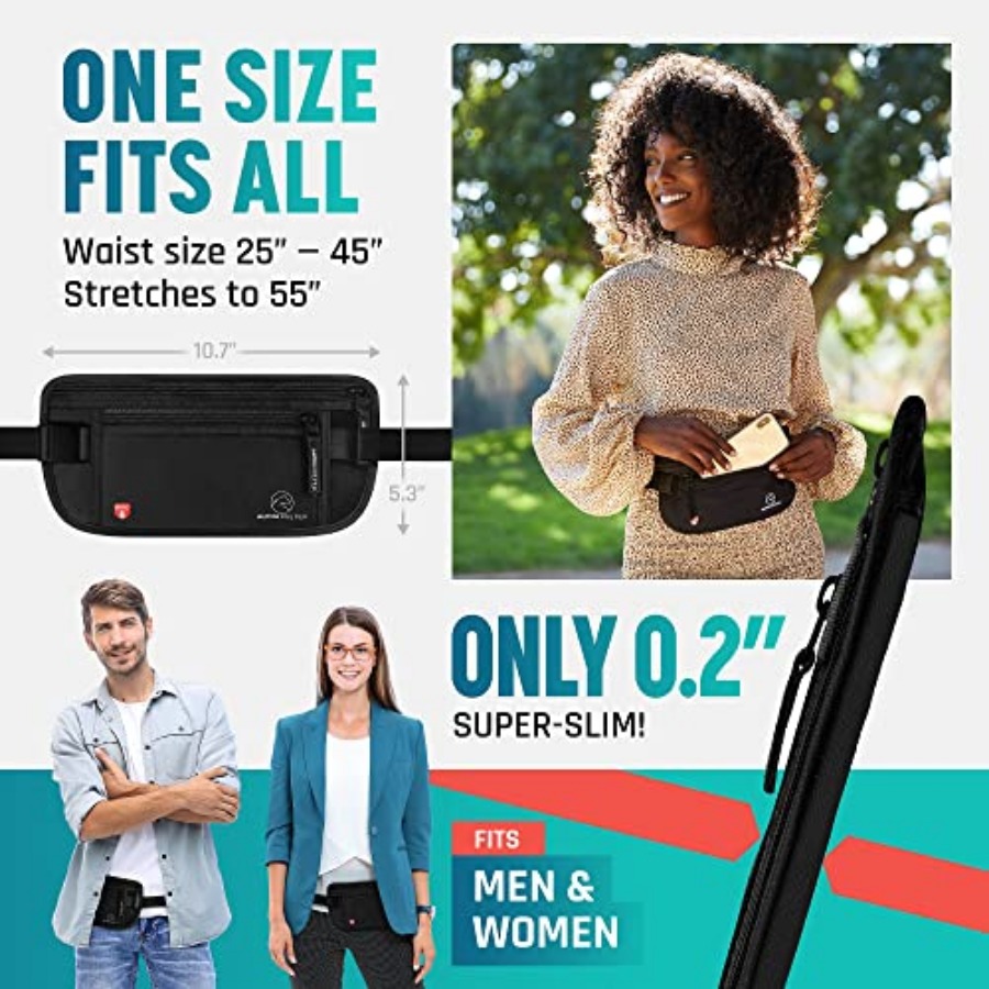 Money Belt for Travel Hidden R - Money Belt Hidden ulasan dan harga