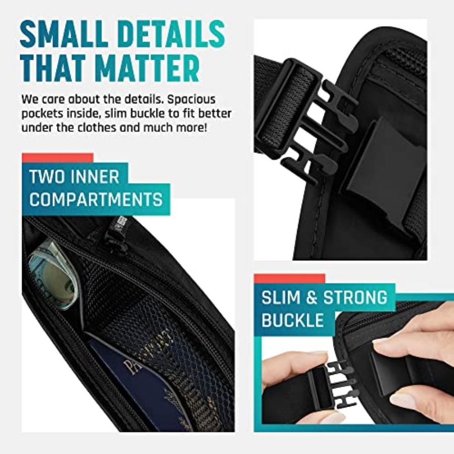 Money Belt for Travel Hidden R - Money Belt Hidden ulasan dan harga