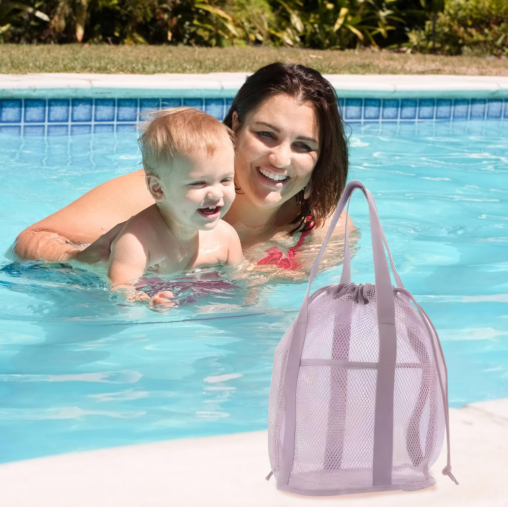 Travel Toiletry Bag Mesh Hollo - Travel Accessories Bag ulasan dan harga