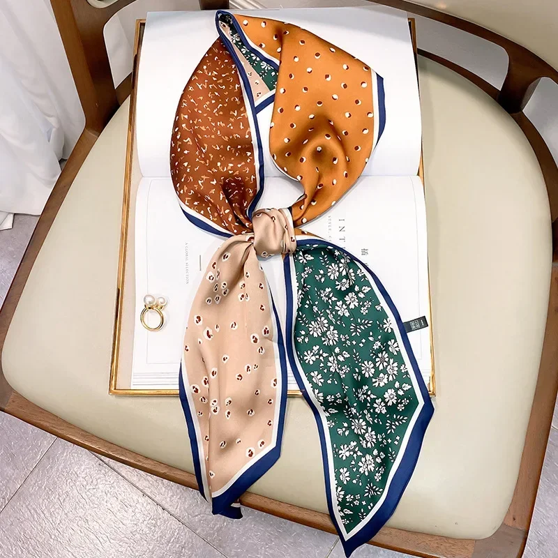 Design Print Skinny Scarf Plai - Travel Accessories Luxury ulasan dan harga
