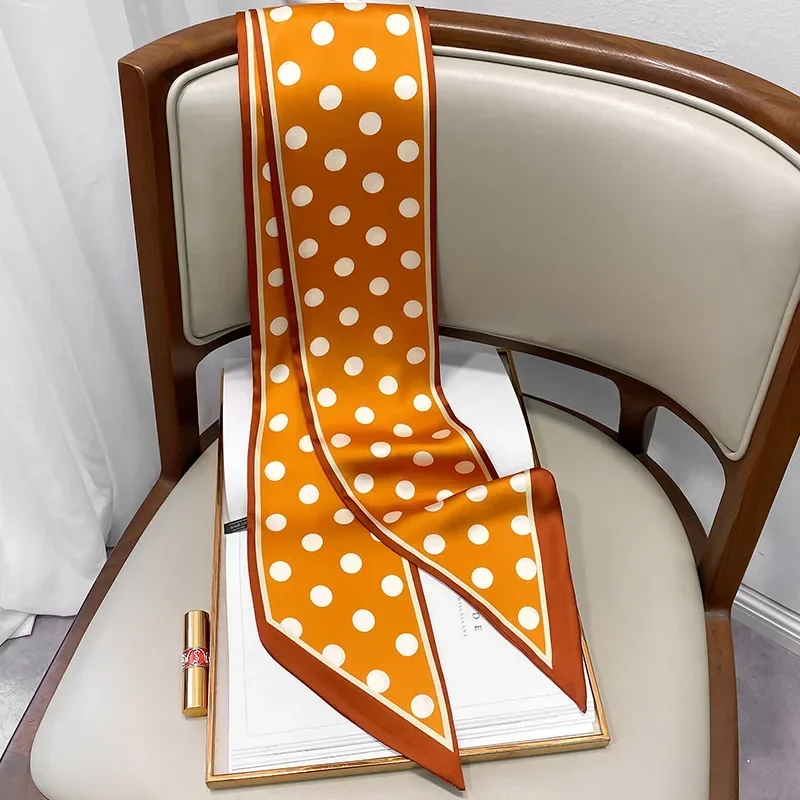 Design Print Skinny Scarf Plai - Travel Accessories Luxury ulasan dan harga