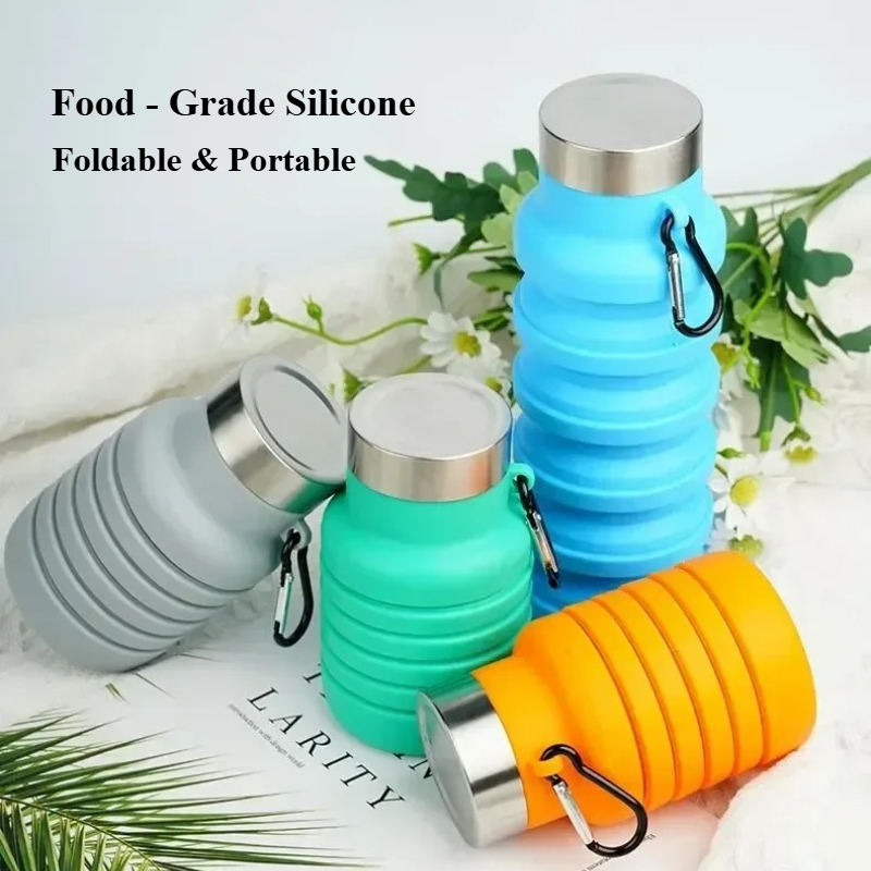 Collapsible Cup Food - Grade S - Water Bottle Collapsible ulasan dan harga