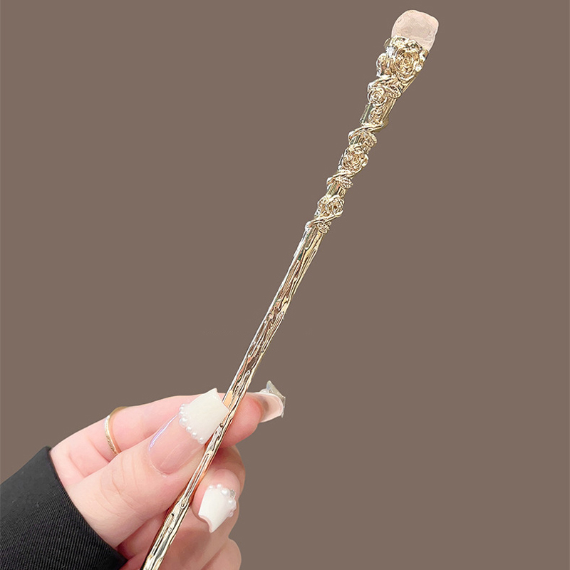 Chinese Style Rose Hairpin for - Travel Accessories Gifts ulasan dan harga
