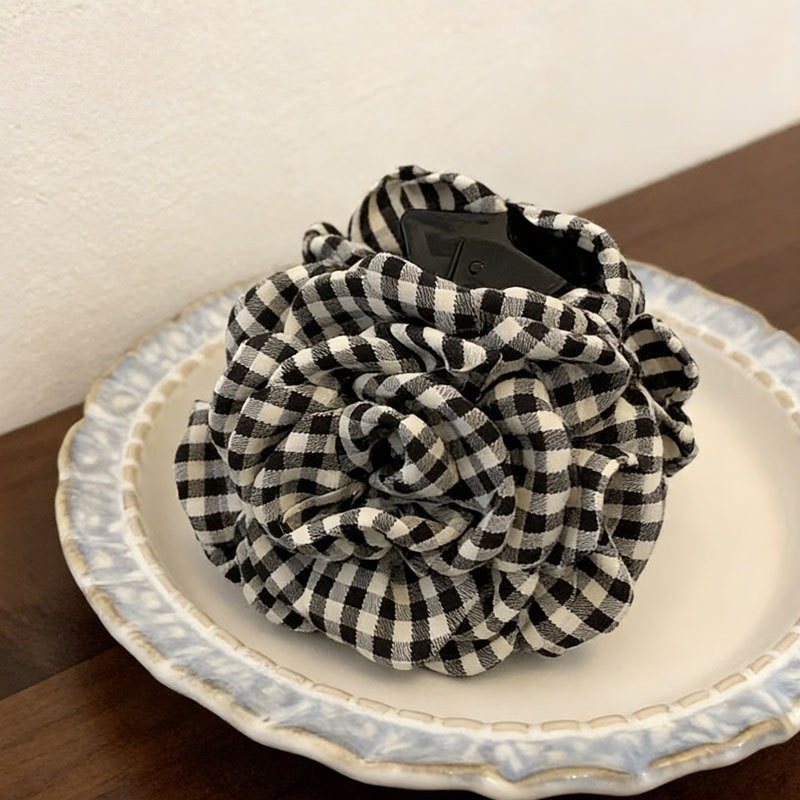 Luxury Houndstooth Flower Hair - Travel Accessories Luxury ulasan dan harga