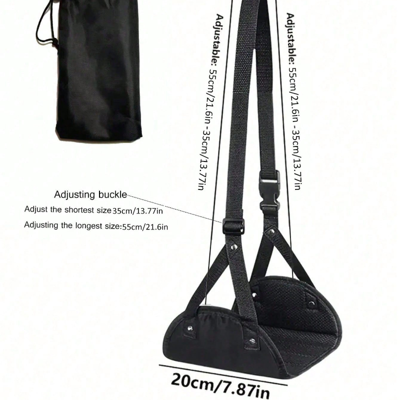Portable Adjustable Footrest H - Travel Accessories For Train ulasan dan harga