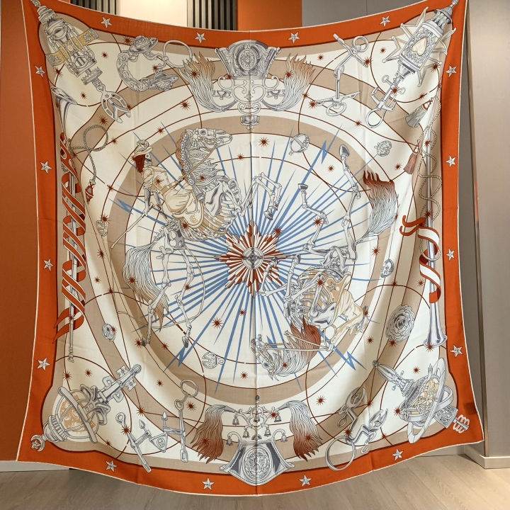 Luxury Brand Scarf Large Silk  - Quality Travel Accessories ulasan dan harga