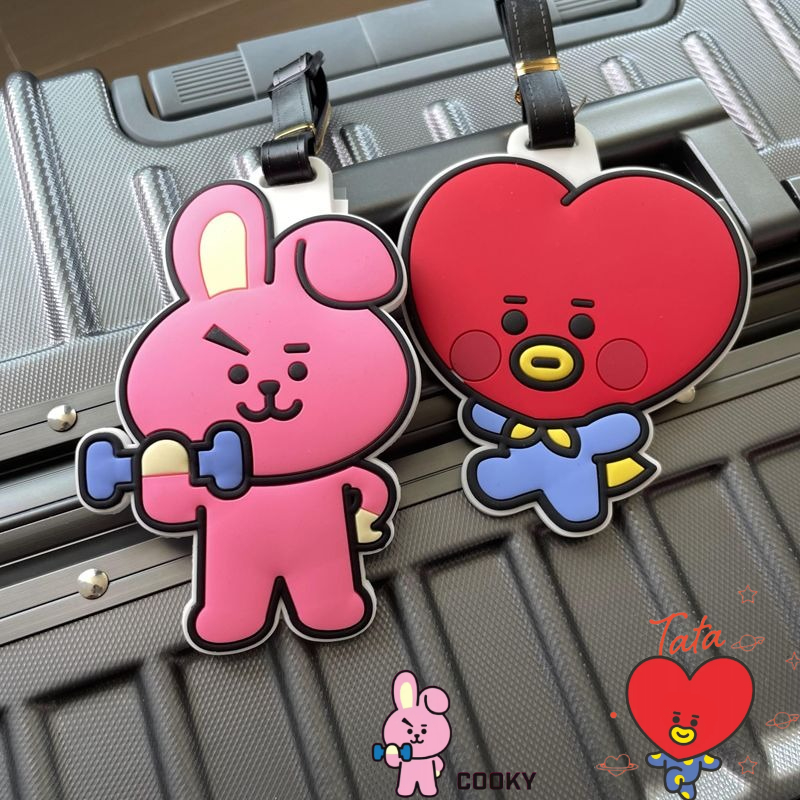 BT21 cartoon cute keychain Kaw - Travel Accessories Cute ulasan dan harga