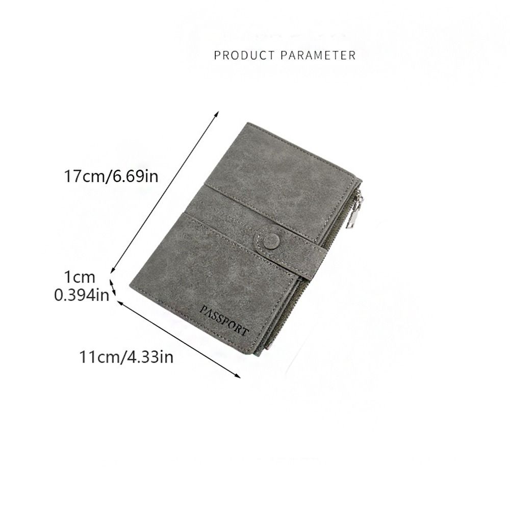 RFID Anti-Theft PU Passport Ba - Passport Holder Rfid ulasan dan harga
