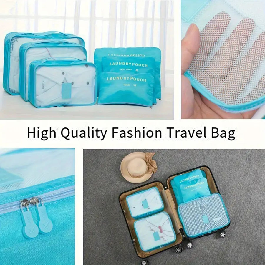 6pcs Travel Organizer Storage  - Travel Accessories In Bulk ulasan dan harga