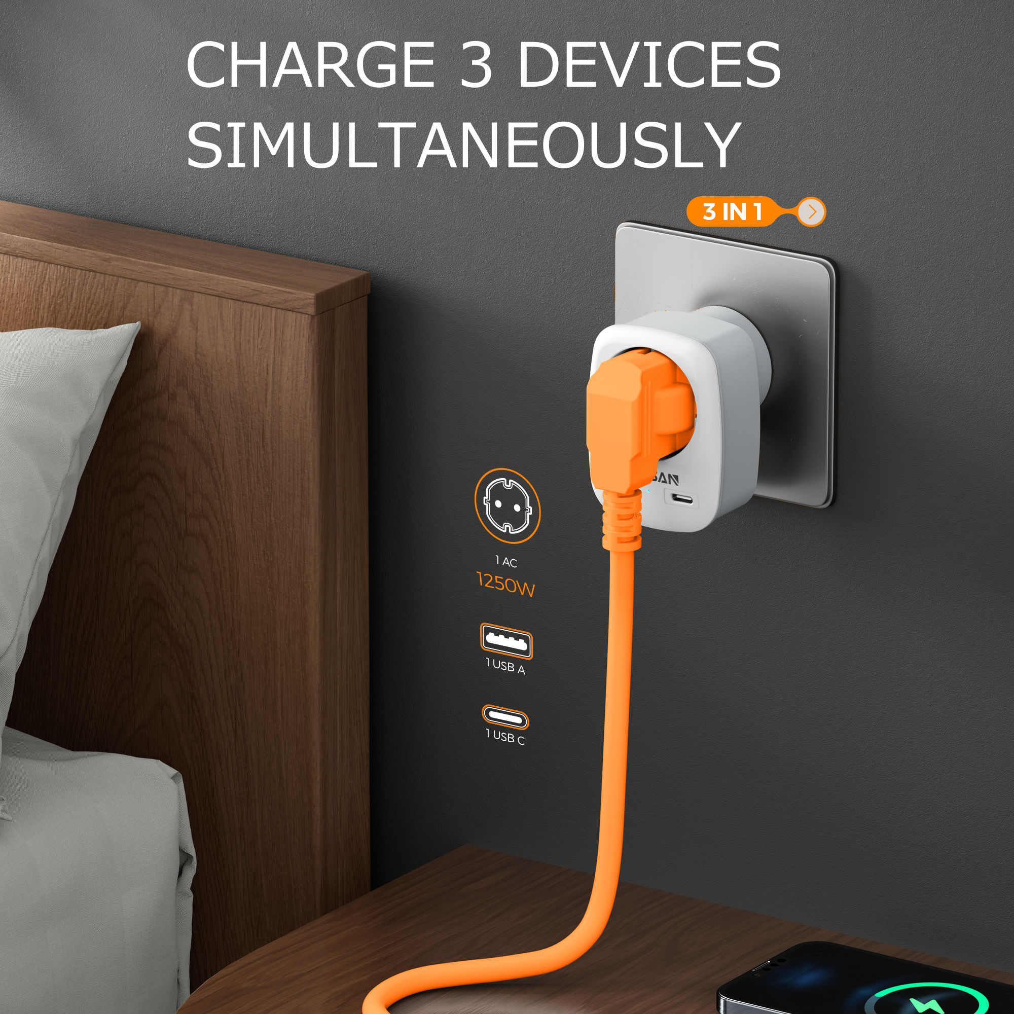 TESSAN Travel Adapter EU To US - Travel Accessories Canada ulasan dan harga