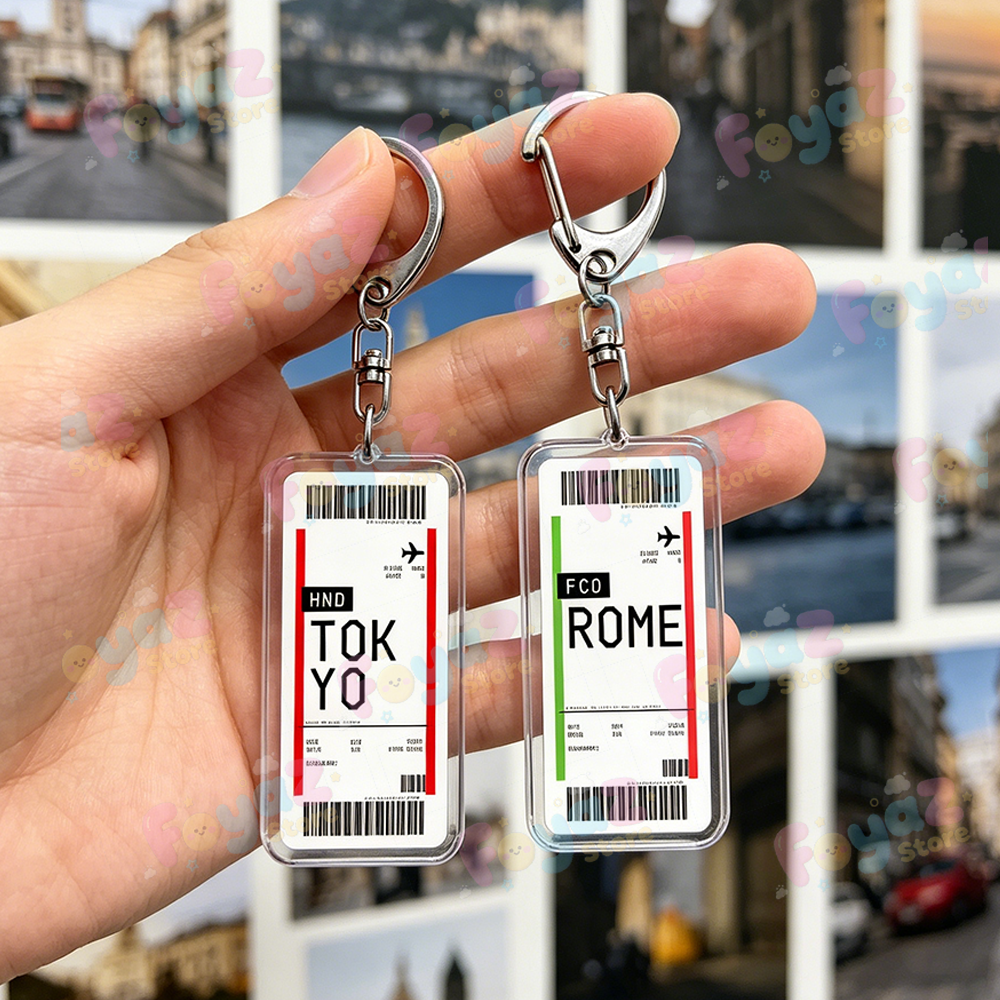 Fashion Paris Tokyo Travel Key - Travel Accessories On Plane ulasan dan harga