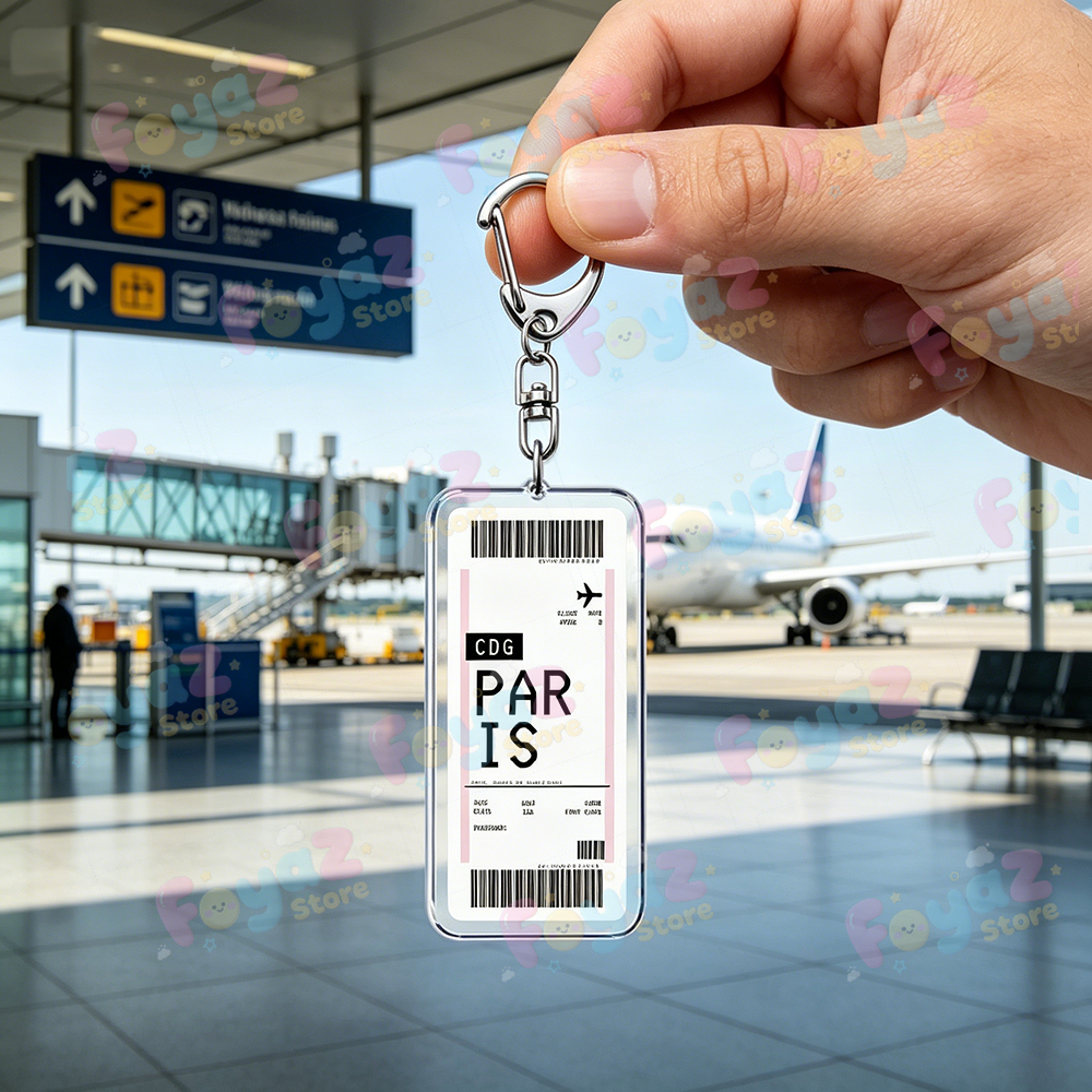 Fashion Paris Tokyo Travel Key - Travel Accessories On Plane ulasan dan harga