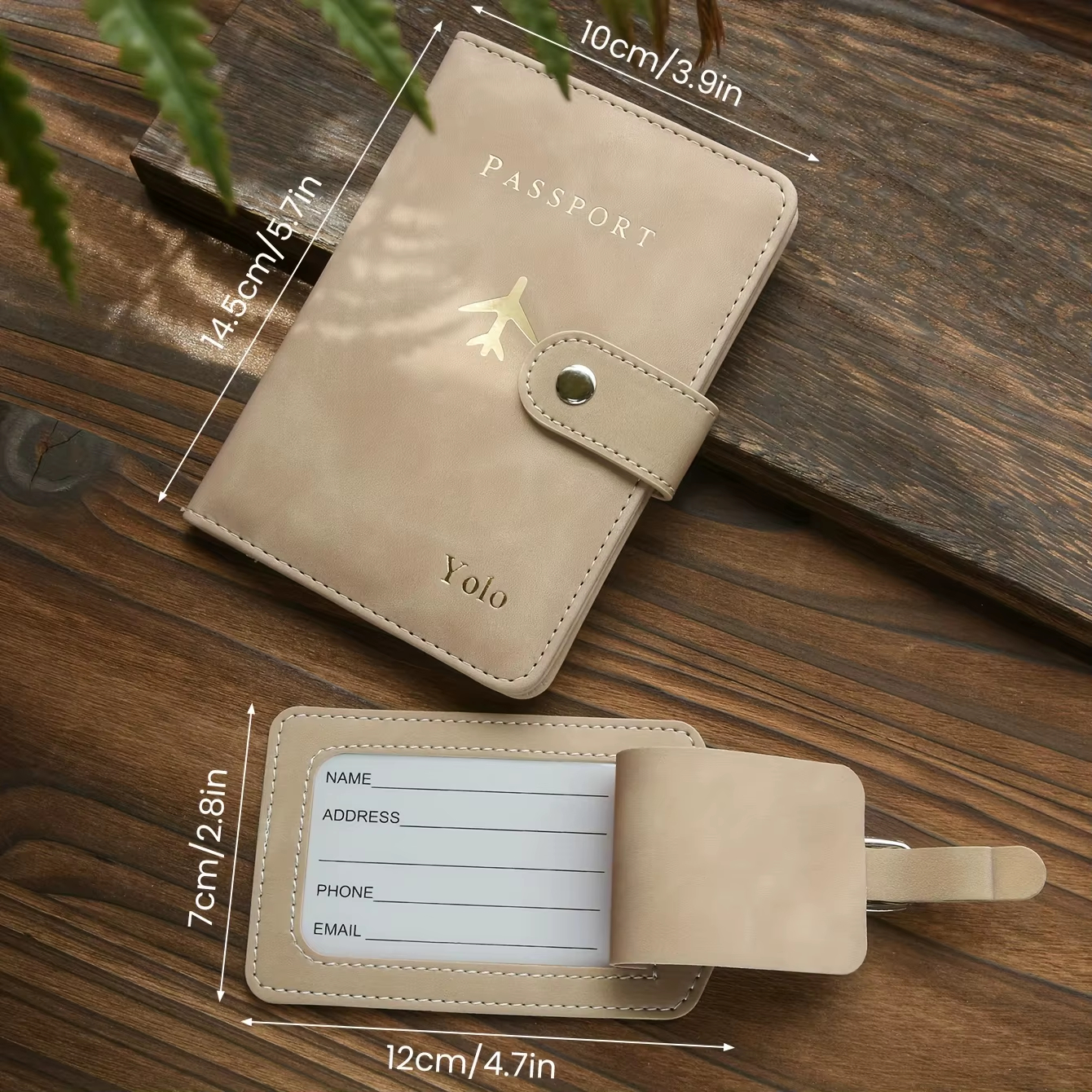 Custom Hot Stamped Gold Monogr - Travel Accessories In Bulk ulasan dan harga