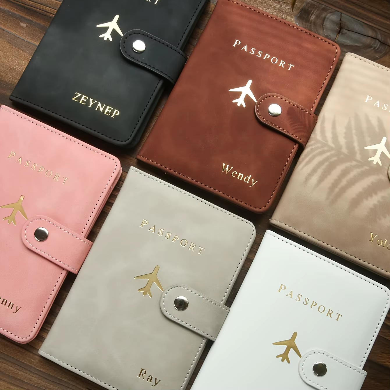 Custom Hot Stamped Gold Monogr - Travel Accessories In Bulk ulasan dan harga