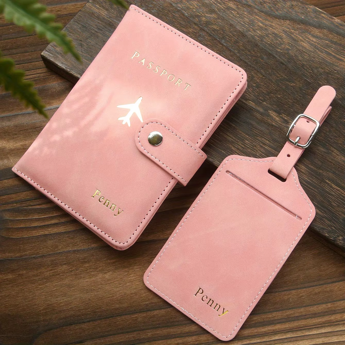 Custom Hot Stamped Gold Monogr - Travel Accessories In Bulk ulasan dan harga