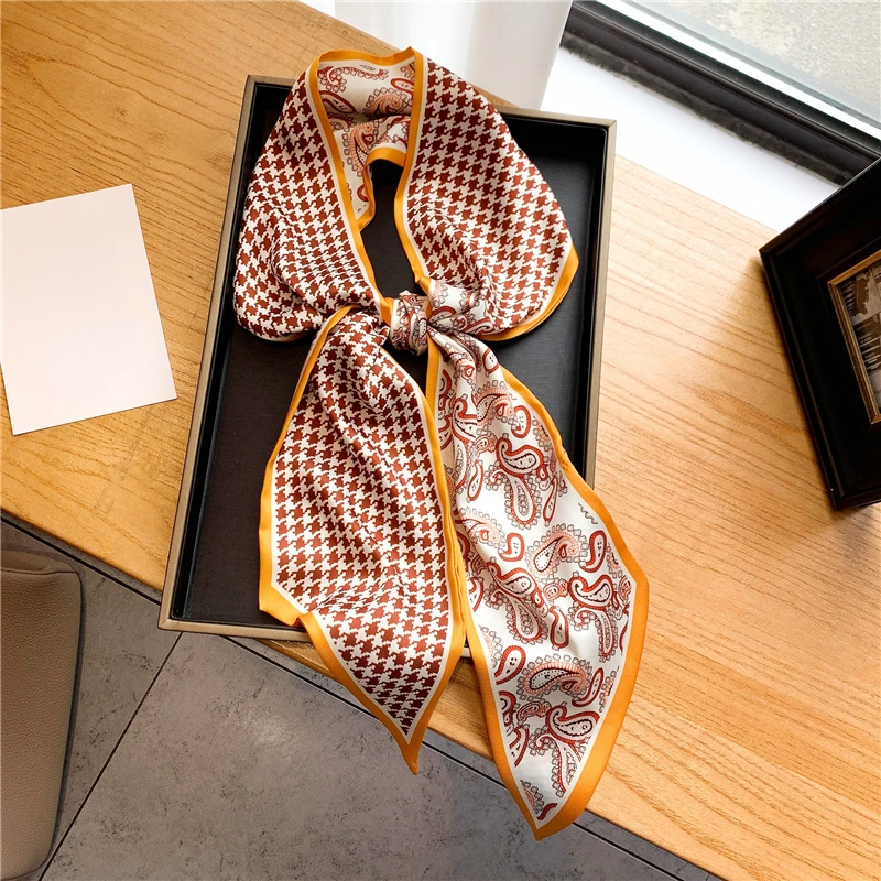 Luxury Long Silk Scarf Female  - Travel Accessories Luxury ulasan dan harga