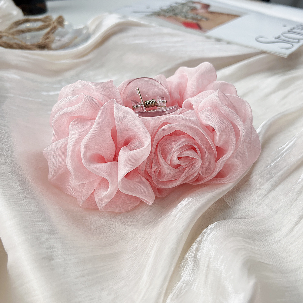 Spring Chiffon Hair Claw Folde - Travel Accessories For Elderly ulasan dan harga